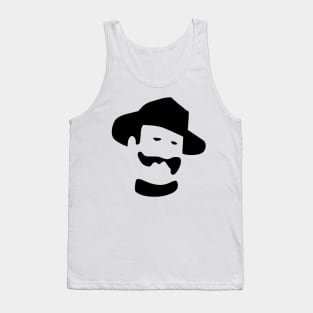 Edoardo Street Art Black Tank Top